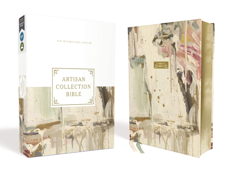 NIV Artisan Collection Bible, Red Letter, Comfort Print [Multi-Color/Cream]