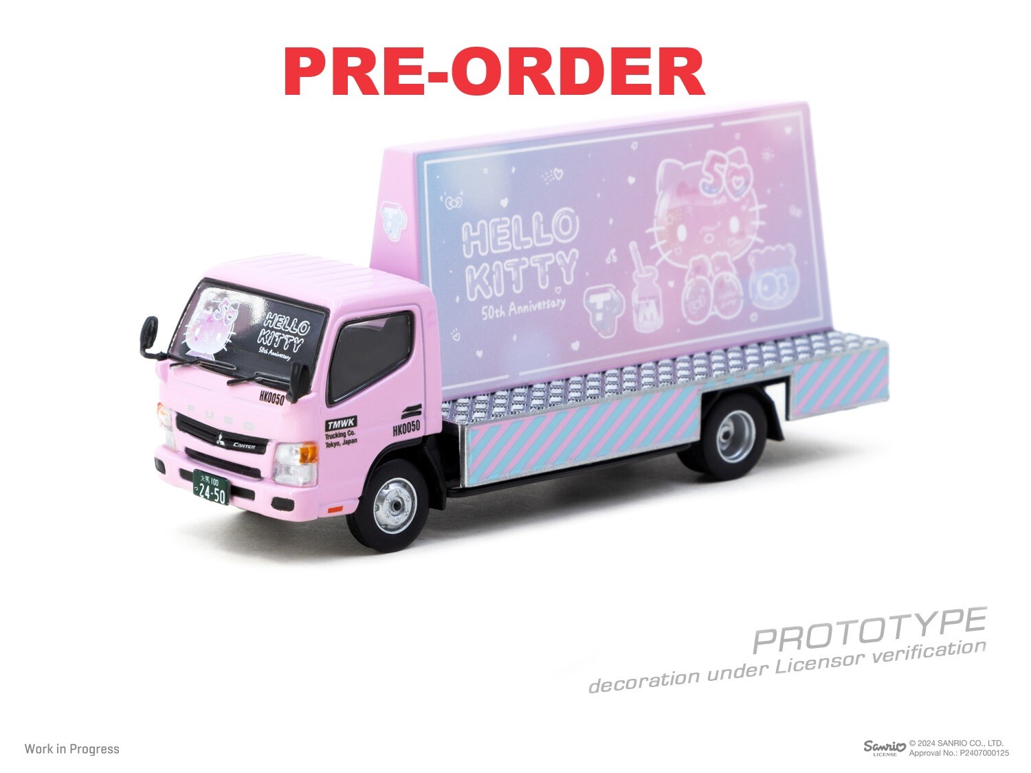 In Stock) Tarmac Works 1/64 Mitsubishi Fuso Canter Hello In Stock) Tarmac Works 1/64 Mitsubishi Fuso Canter Hello