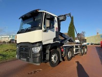 RENAULT C380 2015 (15) EURO 6, 8X4 HOOK LOADER, BOUGHTON EQUIPMENT