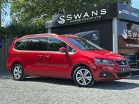 2017 Seat Alhambra 2.0 TDI SE Lux Diesel Auto 5 Door MPV Red