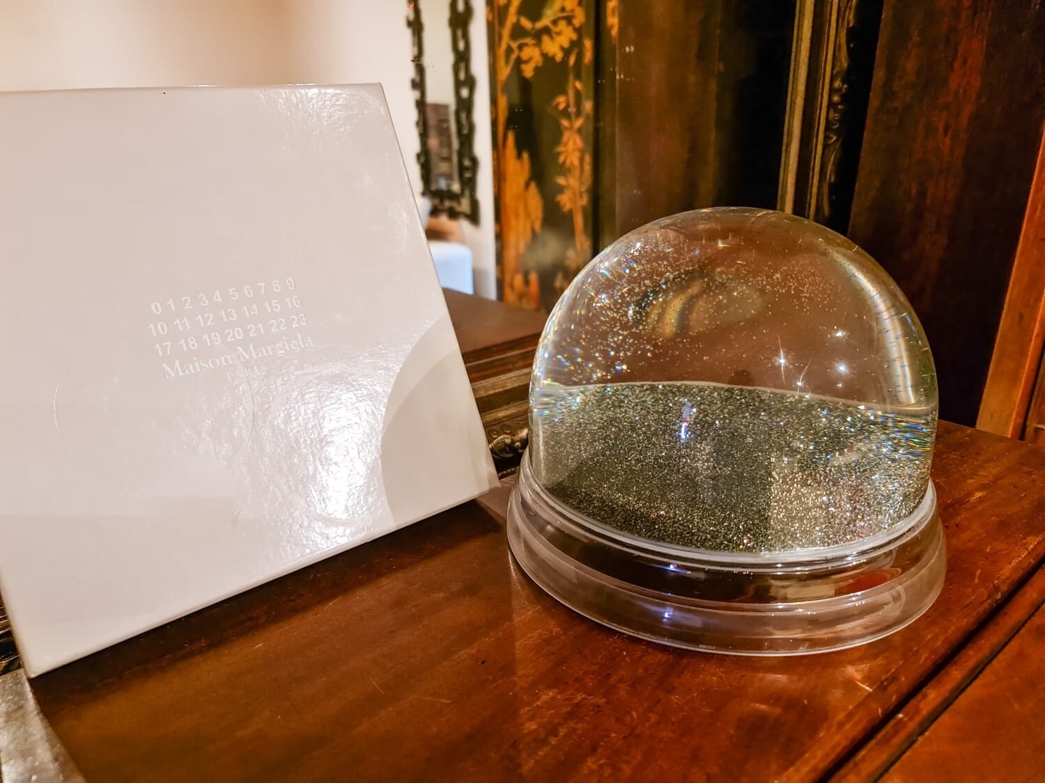 MAISON MARTIN MARGIELA PARIS SNOW BALL GLOBE SILVER | eBay UK