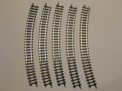 MÄRKLIN MINICLUB gebogenes Gleis 5 Stück 29816