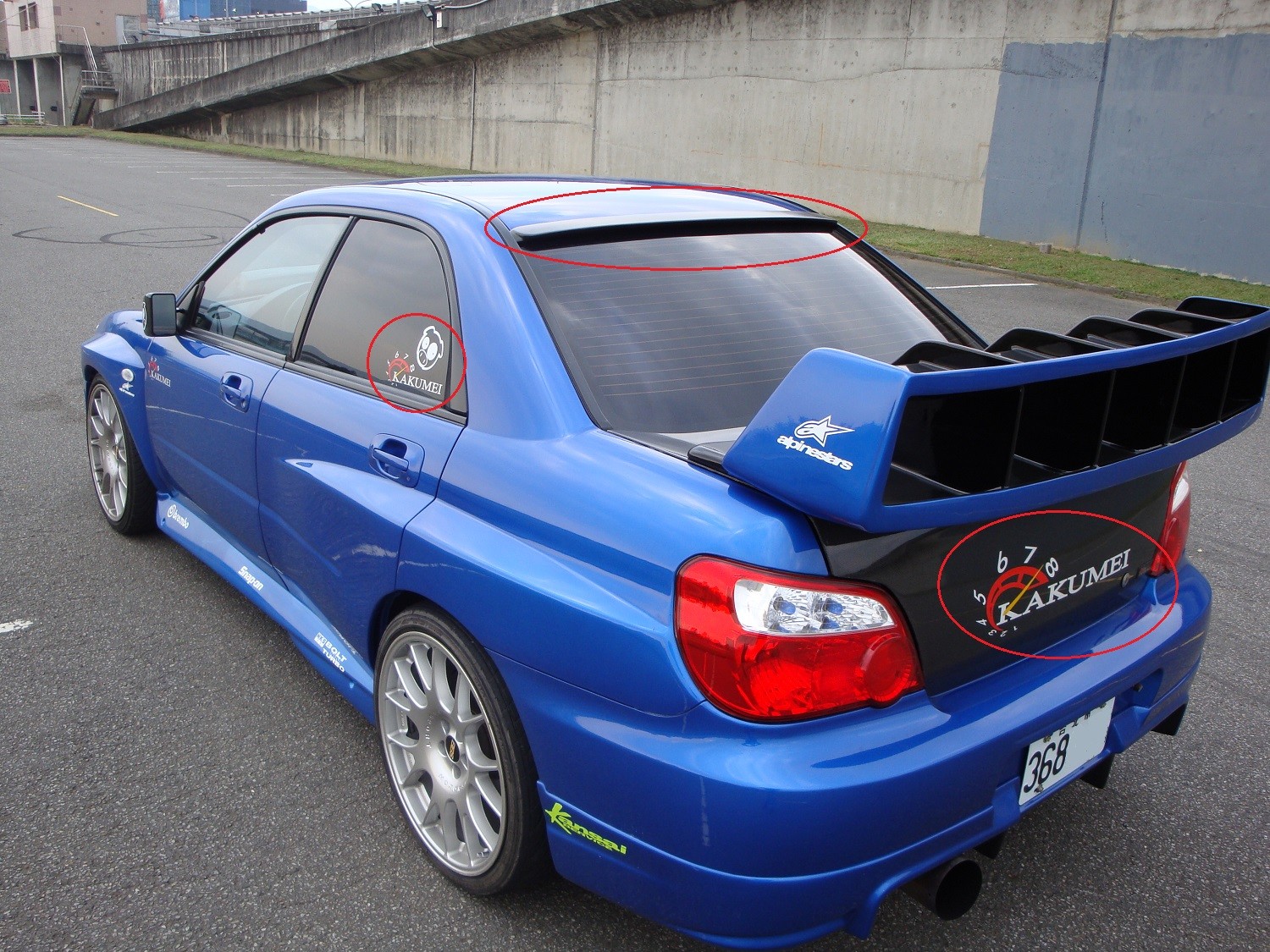 kakumei motorsports S203モデルウイング改 GDB GDA kakumei motorsports S203モデルウイング改 GDB GDA - メルカリ