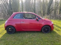 FIAT 500 0.9 TwinAir Lounge Red Manual Petrol 2010