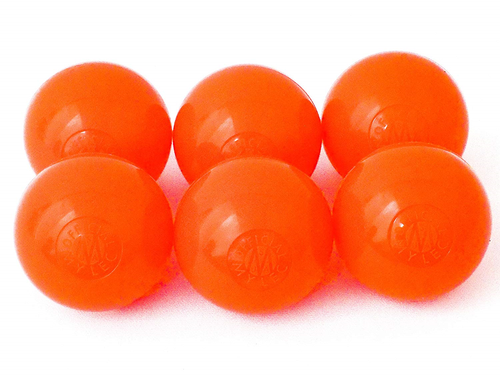 Mylec Warm Weather Hockey Balls, Pack of 6 ORANGE