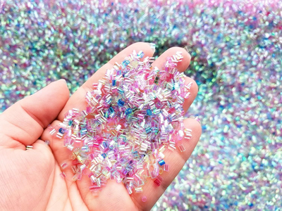 Iridescent Crispy Bingsu Beads for Crunchy Slime 25 Gram bag