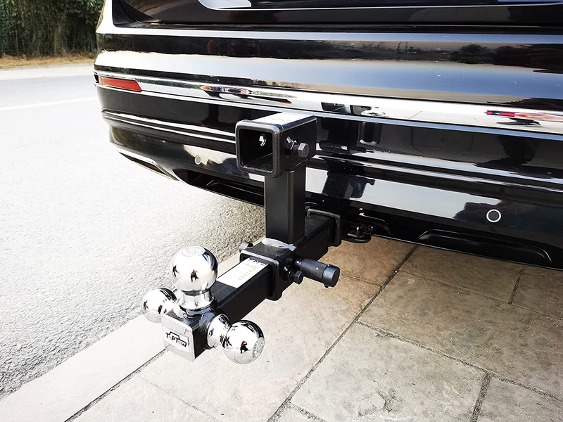 64131 Dual Hitch Extension, 2 Inch Towing Receivers, Extends Adjustable Length,