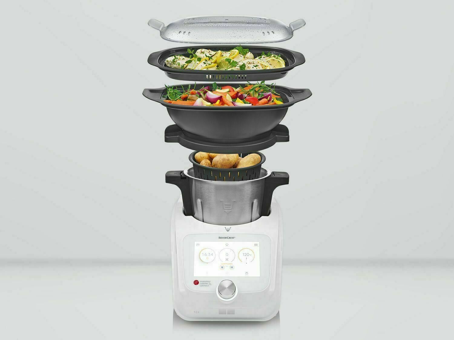 Küchenmaschine Monsieur Cuisine Connect Skmc 1200 C3 2021 Küchenmaschine Monsieur Cuisine Connect Skmc 1200 C3 2021