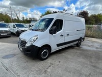VAUXHALL MOVANO 2.3 CDTi L2H2 MWB MEDIUM ROOF 3500 AIR CON RACKING White Manual
