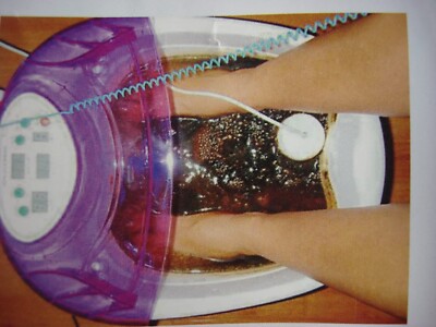 NEW ION Ionic Detox Foot Bath Spa Aqua Cleanse with TUB Pink