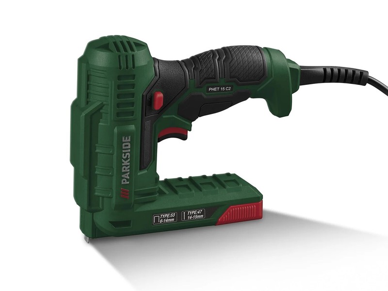 Parkside Elektrotacker Und -Nagler Tacker Phet 15 C2, 70w Inkl. 400 Klammern