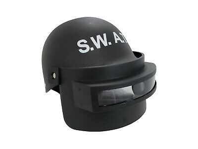 Adult Child Police SWAT Team Helmet Folding Face Mask Combat Tactical Costume
