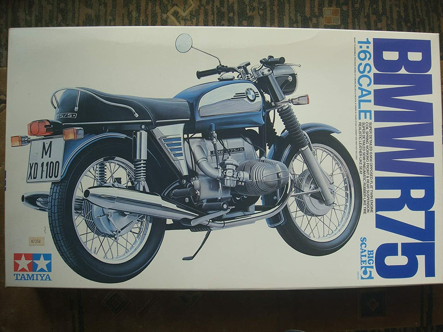 値下げ！未使用！タミヤ 1/6スケール BMWR75 オートバイ TAMIYA Scale model 1/6 BMW R75 / 5 Plastic Model 16005 | eBay