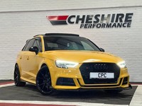 2018 18 AUDI S3 2.0 TFSI BLACK EDITION SPORTBACK 5DR FSH PANROOF BNO SUPER SPORT