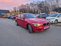 BMW 1 SERIES 1.6 114d ES 5 door Sports Hatch Red Manual Diesel 2013