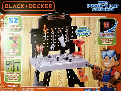 black and decker junior mega tool set