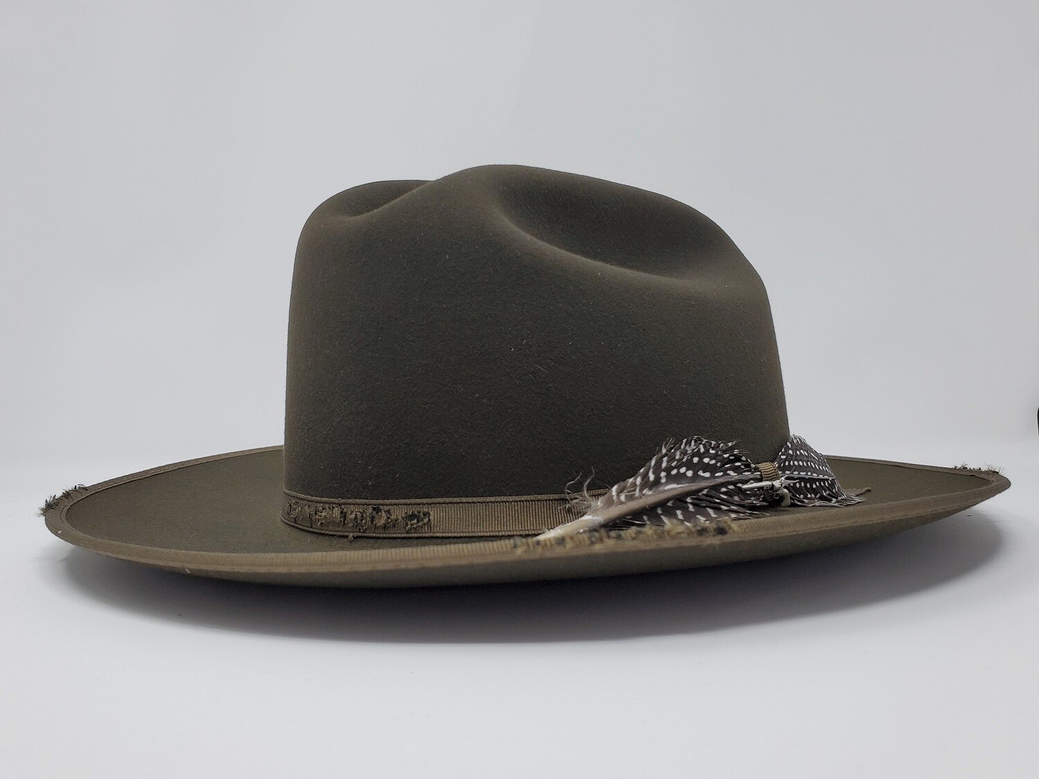 STETSON ROYAL DELUXE 1865 DISTRESSED OPEN ROAD FUR FELT STETSON ROYAL DELUXE 1865 DISTRESSED OPEN ROAD FUR FELT