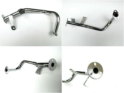 50cc Chrome High Performance Muffler Pipe  4 Stroke GY6  Engine 