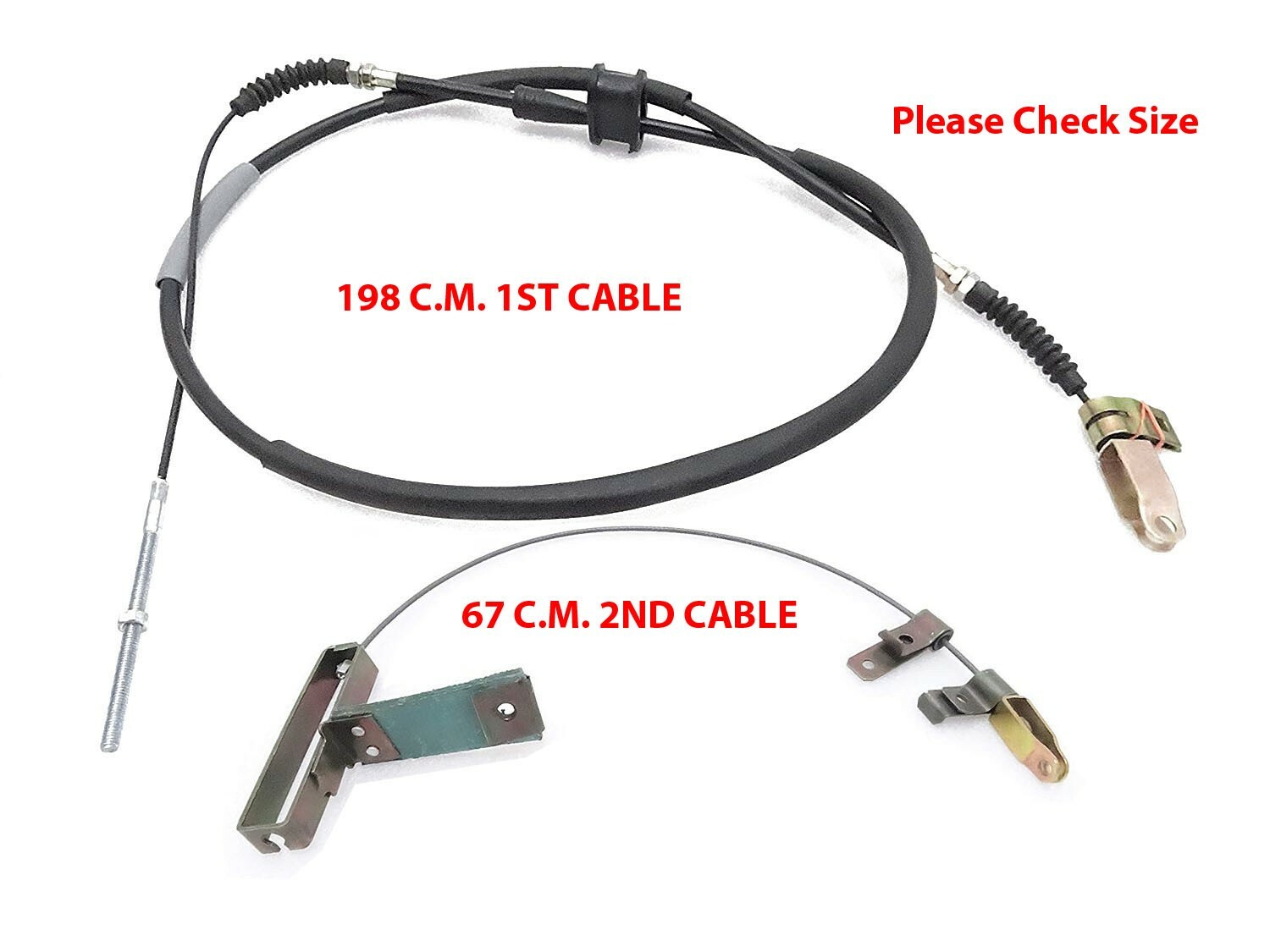 For SUZUKI Parking Hand Brake Cable 1&2 SJ413 SJ410 SIERRA SAMURAI DROVER 