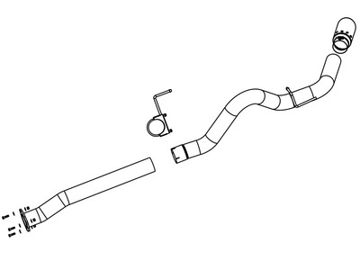 aFe Power 4944004 MACHForce XP DPFBack Exhaust System