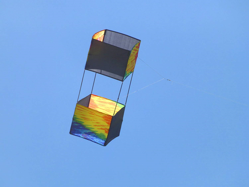 In the Breeze Tie Dye Box Kite, 37-Inch
