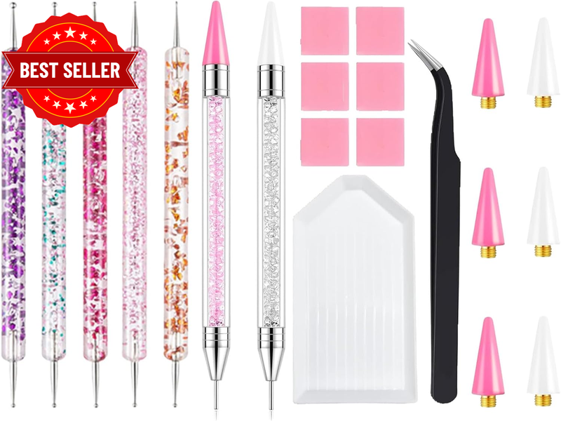 16PCS Rhinestone Applicator, Bedazzling Tools Diamond, Nail Art Tools