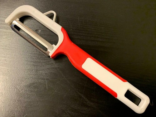 Sparschäler # ROT # Gemüseschäler Pendelschäler Kartoffelschäler Messer Klinge