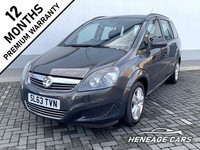 2013 (63) Vauxhall Zafira 1.6 Exclusiv Petrol 5-Door