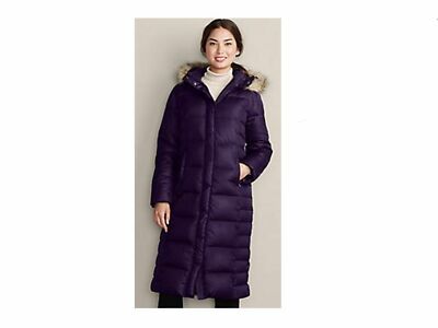 14 NWT Eddie Bauer Womens Down Duffle Coat Parka Jacket 3 Colors Available