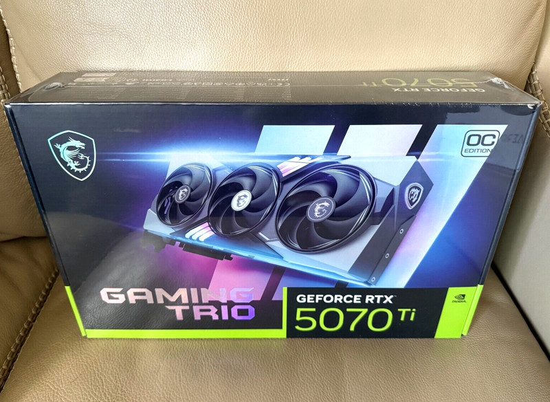 MSI RTX 5070 Ti Gaming Trio OC 16GB Graphics Card