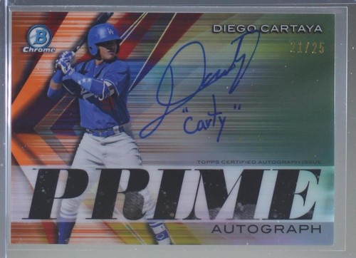 2019 Bowman Chrome - Diego Cartaya #PCS-DC