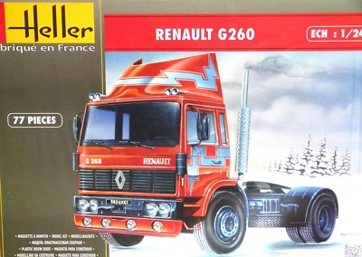 Heller 1:24 Renault G260 Truck Tractor Unit Model Kit