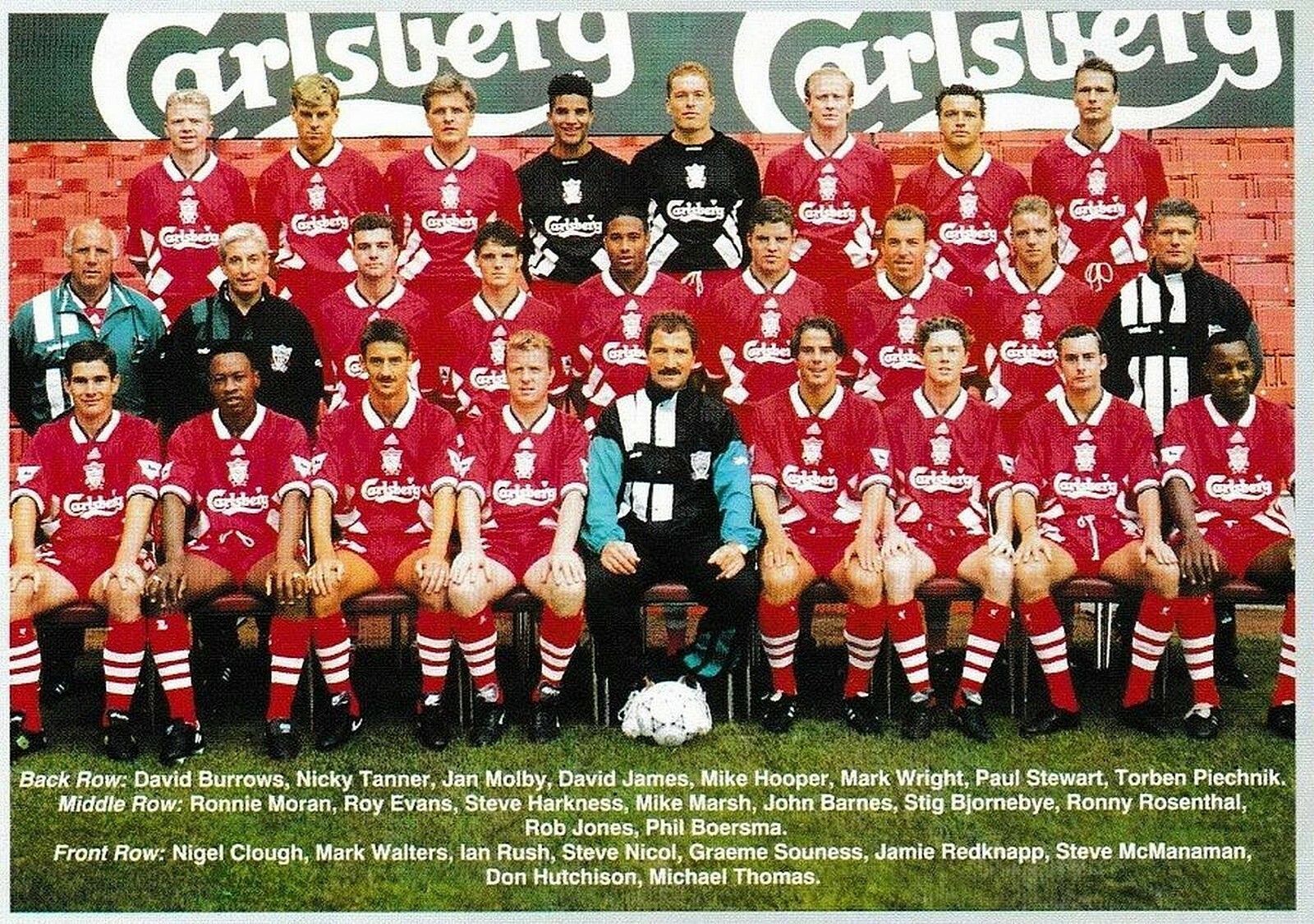 LIVERPOOL FOOTBALL TEAM PHOTO>1993-94 SEASON | eBay