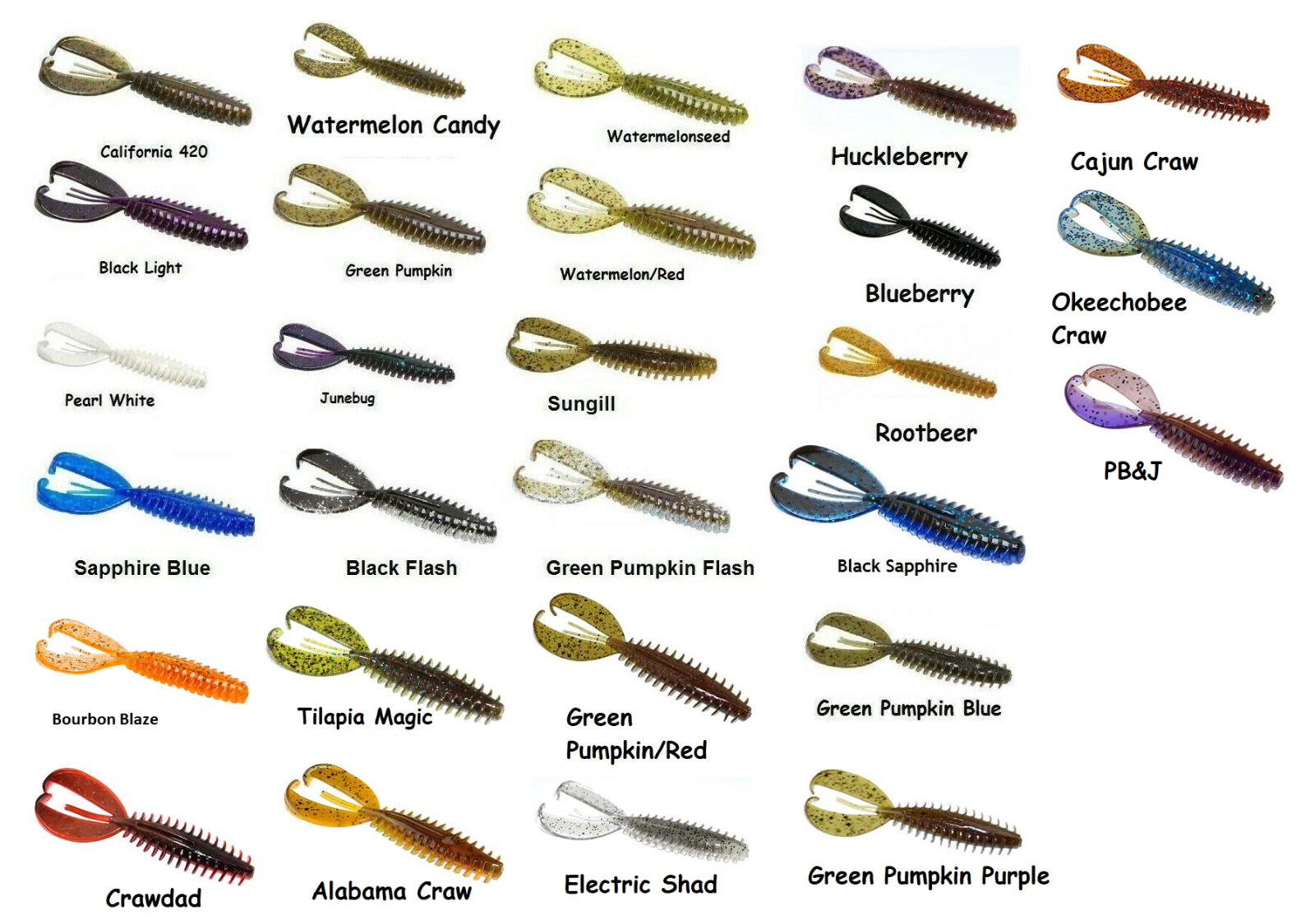  Zoom Bait 6-Inch Lizard Bait-Pack of 9 (Sapphire Blue) :  Artificial Fishing Bait : Sports & Outdoors