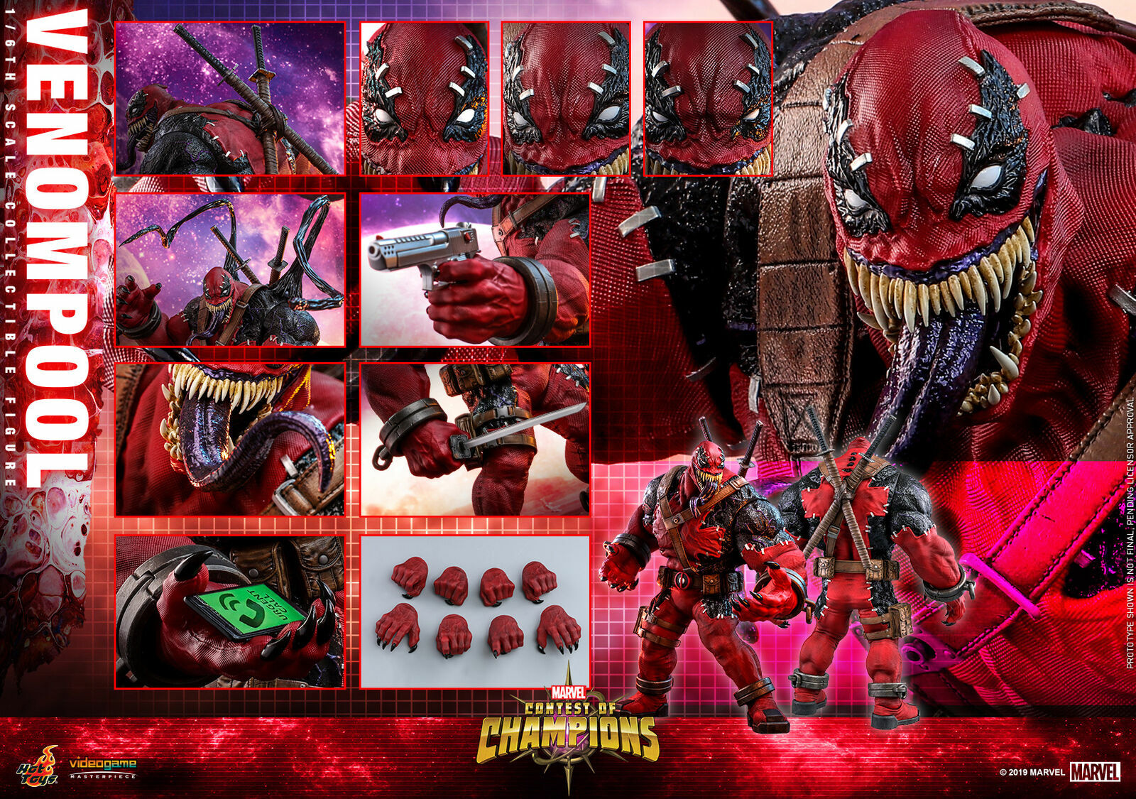 と*り様 ホットトイズ ヴェノムプール Venompool hottoys Hot Toys Marvel Contest of Champions: Venompool Special