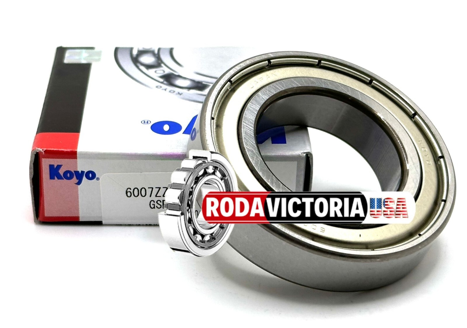 krone　3点セット KOYO 6007 ZZ CM DEEP GROOVE BALL BEARING, METAL SHIELDED