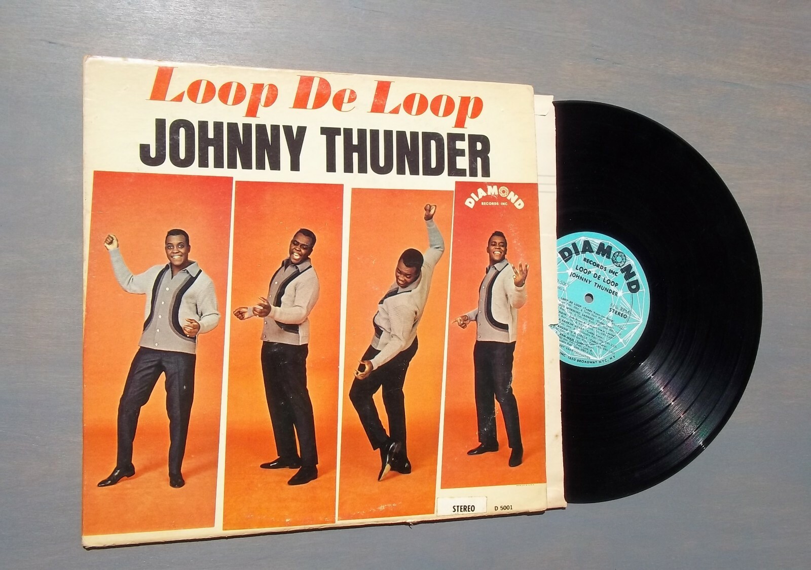 JOHNNY THUNDER, 60s SOUL R&B LP, LOOP DE LOOP, DIAMOND LABEL