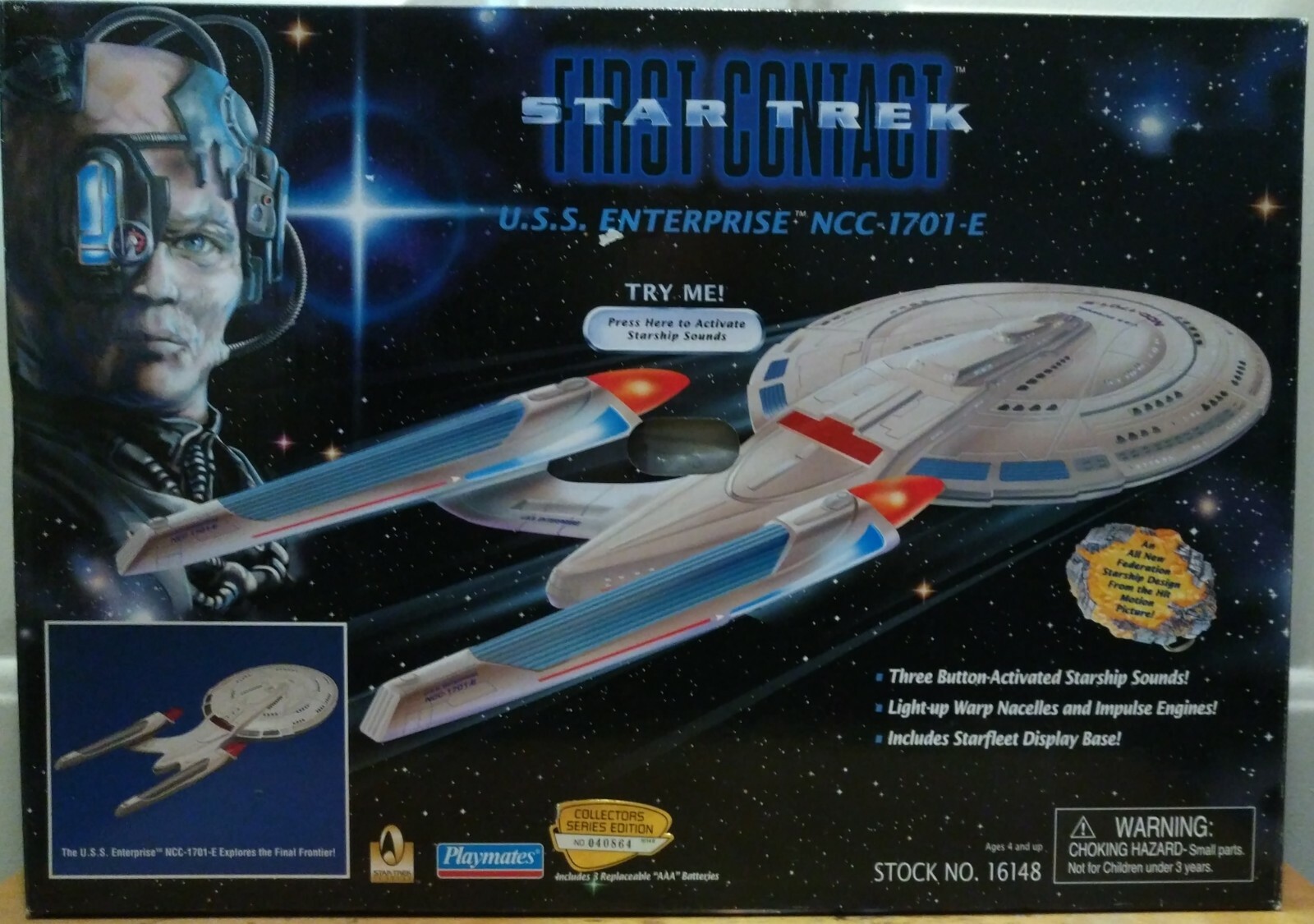 Star Trek First Contact USS Enterprise NCC-1701-E Playmates