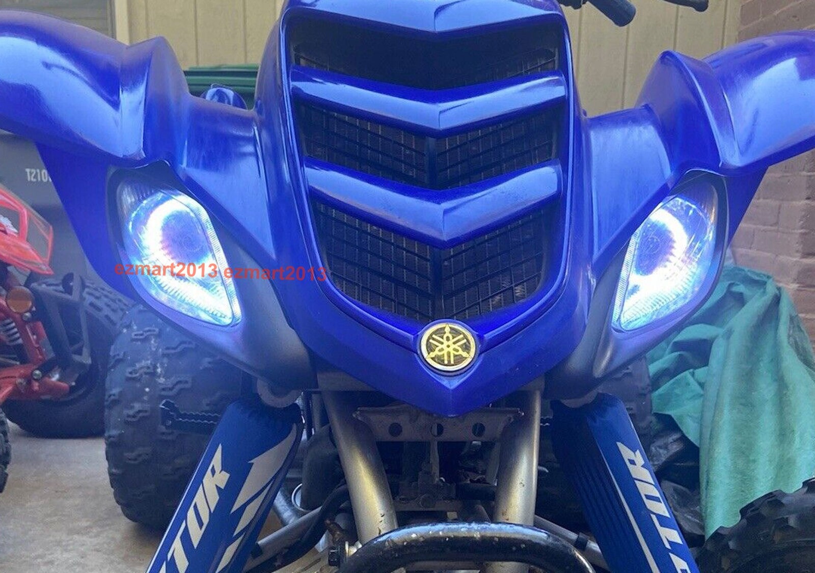 WH Halo Ring for Yamaha ATV Raptor 660R 2001-05 Demon Devil WH Halo Ring for Yamaha ATV Raptor 660R 2001-05 Demon Devil