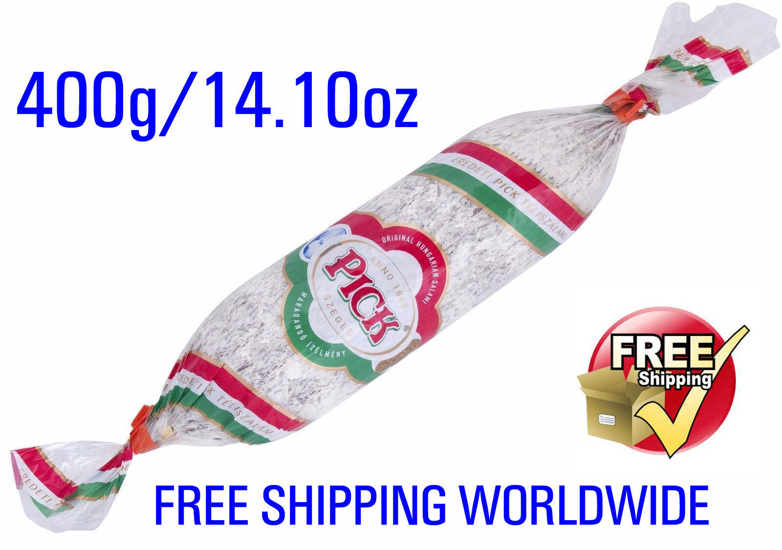 Pick The Original Hungarian Szeged Salami Made Of Pork 400g 14 11oz 5998003186690 Ebay