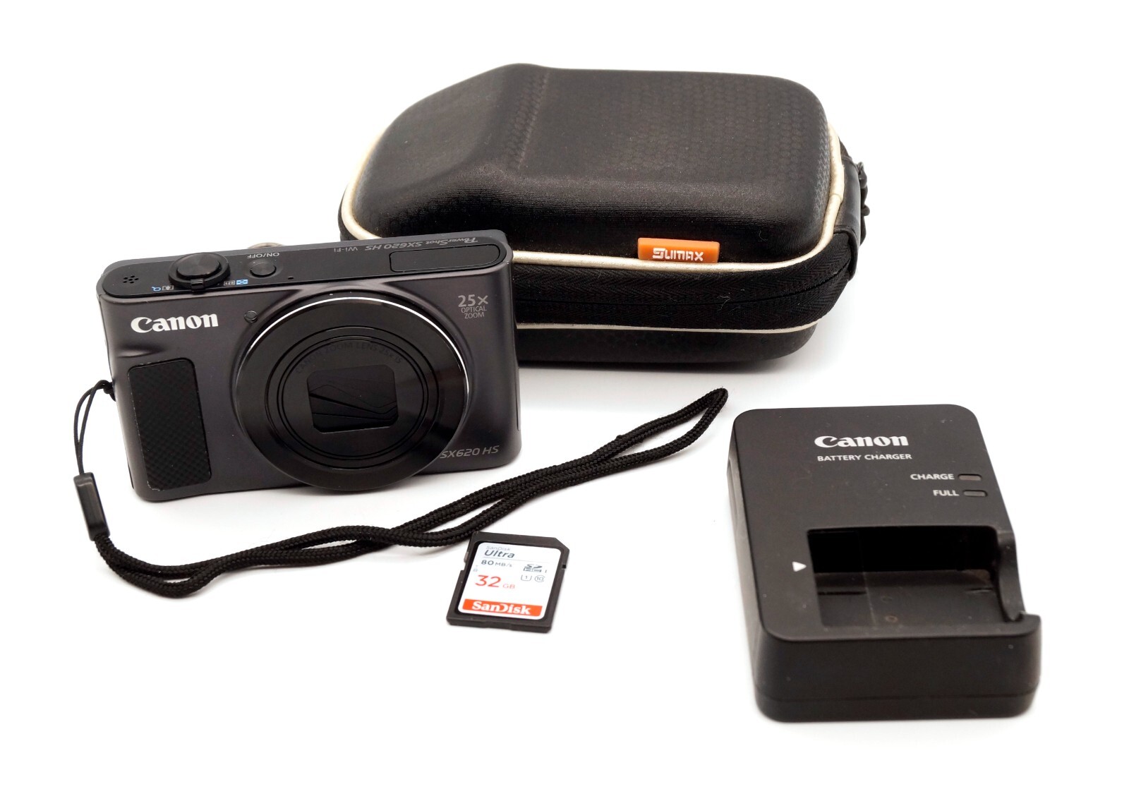 Canon PowerShot SX620 HS 20.2MP Digital Camera - Black Canon PowerShot SX620 HS 20.2MP Digital Camera - Black