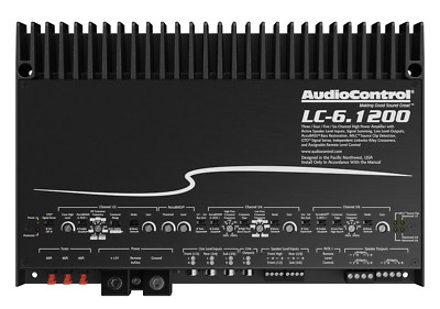 AudioControl 6-Channel Amplifier Class D 1200W with Channel Summing LC-6.1200