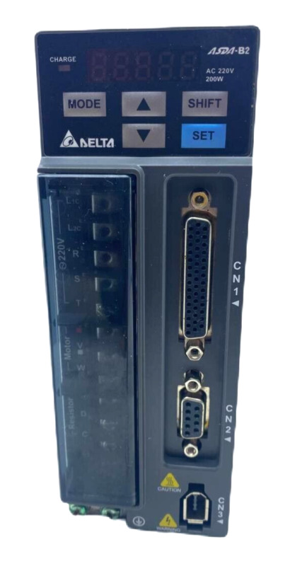Delta Electronics Asd-b2-0221-b 200w Ac Servo Drive 230vac 1ph/3ph