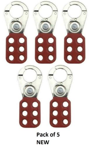 Condor Steel Snap-On Lockout Gang Hasp Style 1U177B 5-Pack NEW