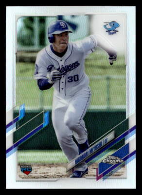 topps 2021 イチロー 2021 Topps Chrome NPB Hironori Miyoshi #68 Refractor Rookie