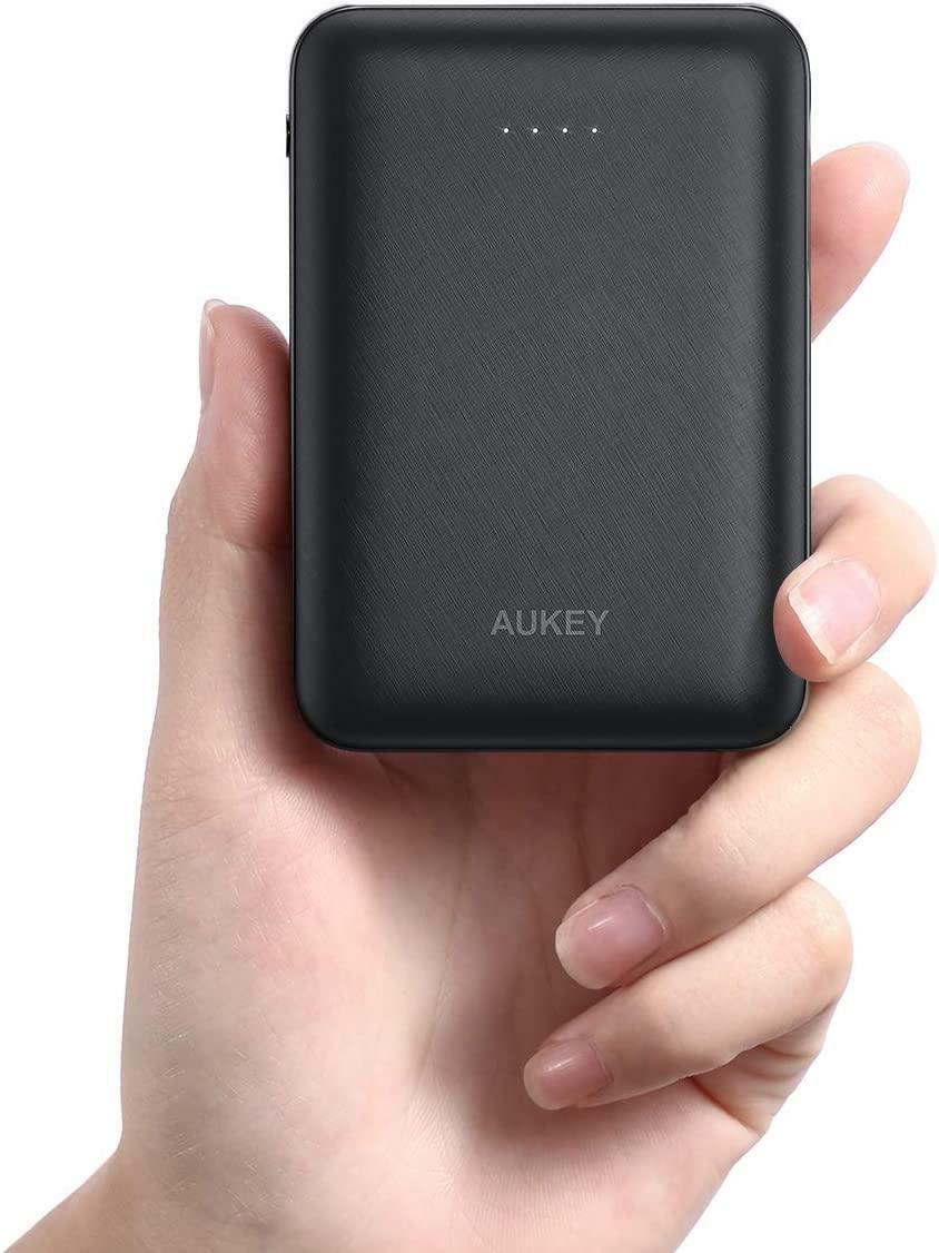 AUKEY Portable Charger 10000mAh Power Bank with Dual-USB Out