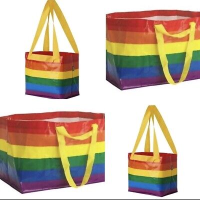 4 Ikea LGBT+ Gay Pride 2020 Storstomma Tote Bags - NEW