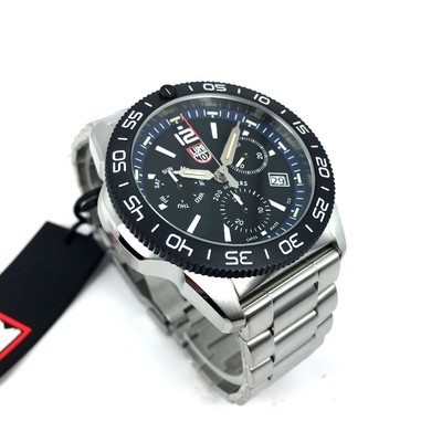 Pre-owned Luminox Men's  Pacific Diver Chronograph Steel Swiss Watch Xs.3143.m