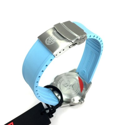 Pre-owned Luminox Men's  Pacific Diver Ripple 39mm Steel Dive Watch Xs.3124m