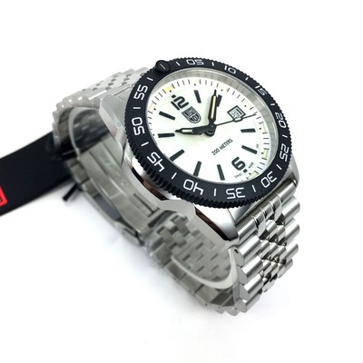 Pre-owned Luminox Men's  Pacific Diver Ripple 39mm Steel Dive Watch Xs.3126m.1